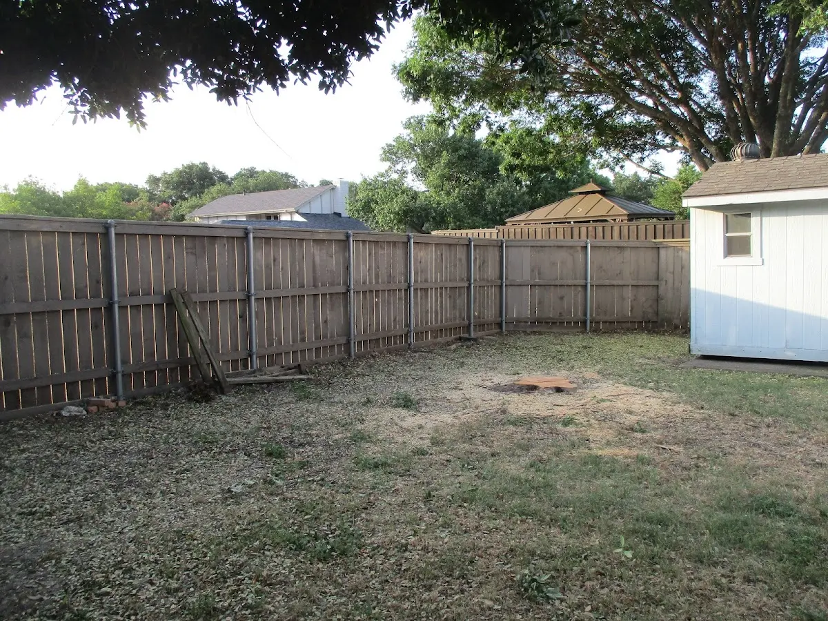 Cleared yard after professional tree removal in Kawkawlin